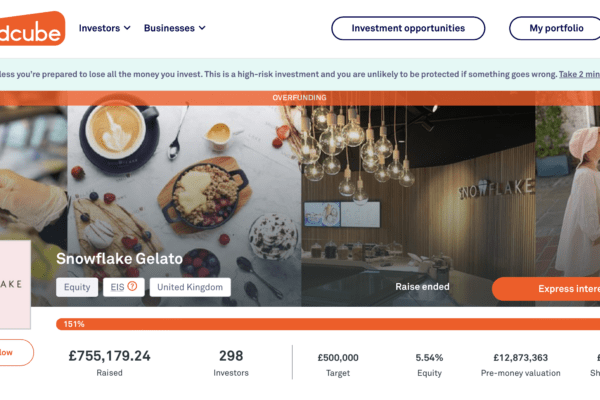 £755K for Snowflake – 150% Crowdcube Overfund!
